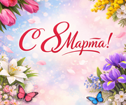 Поздравляем с 8 Марта!