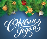 Поздравляем с наступающим Новым годом и Рождеством!