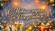 Поздравляем с наступающим Новым годом и Рождеством!